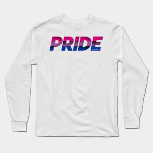 LGBTQ+ PRIDE: Bi-Sexual Pride Flag Long Sleeve T-Shirt